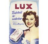 Reklam för Lux toalettvål med skådespelerskan Susan Hayward.